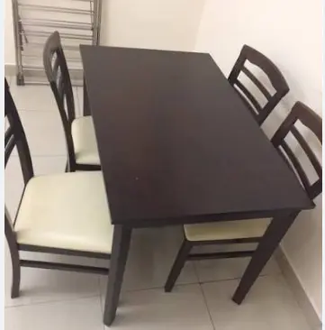Dining table and chair removal in Dubai